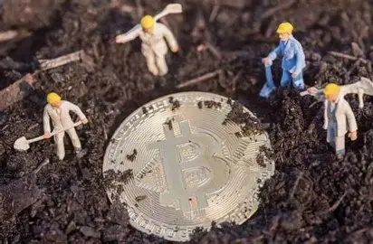 Inside a bustling mining farm, showcasing efficient ASIC operations