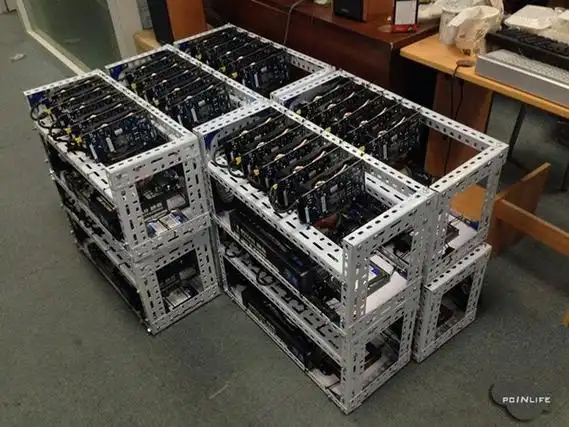 Inside a large-scale mining farm