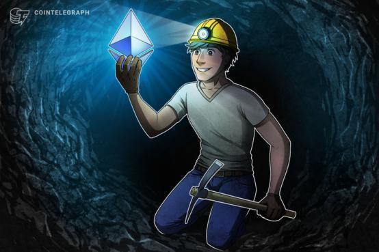 An illustrative view of a modern mining rig setup in a hosted farm, highlighting the ease for Dogecoin beginners