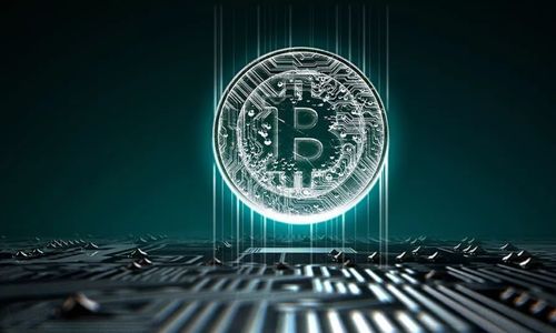 Bitcoin network visualization representing decentralized mining activities